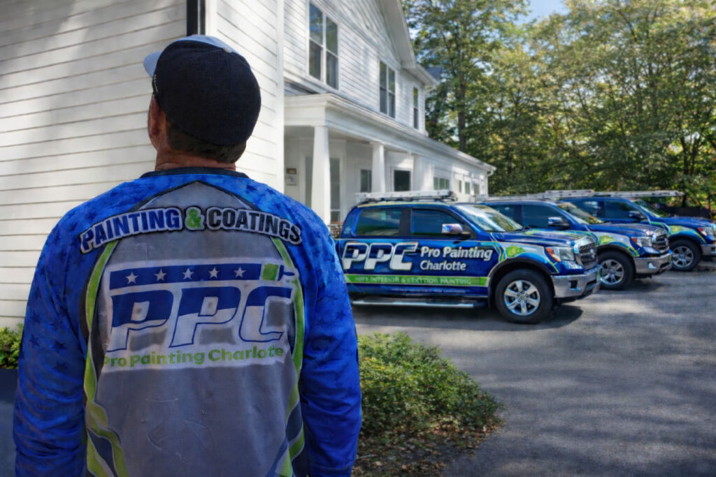 Estimating a residential house to be painted in Charlotte, NC.