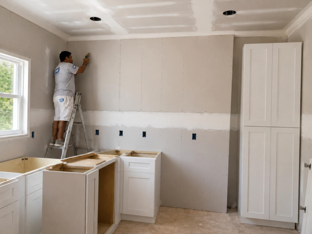 Installing drywall in Charlotte NC